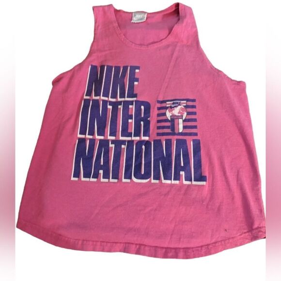 Nike International vintage pink tank‎ top size medium 🤩 - Picture 1 of 1
